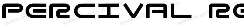 Percival Regular字体转换
